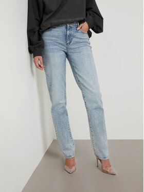 Guess Guess Jeansy 160581 Modrá Straight Fit