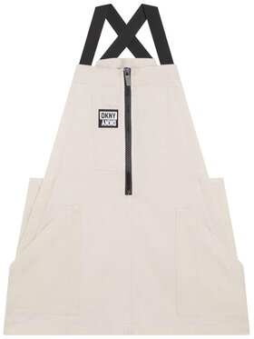 DKNY DKNY Každodenní šaty D32870 S Bílá Regular Fit