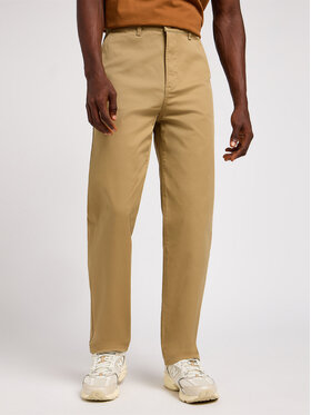 Lee Lee Chinosy RELAXED CHINO Beżowy Regular Fit