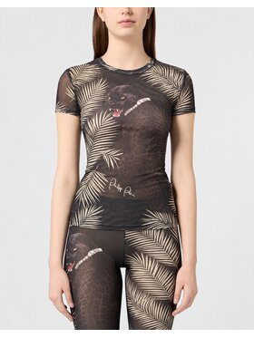 PHILIPP PLEIN PHILIPP PLEIN T-Shirt 32159 Czarny Skin Tight Fit