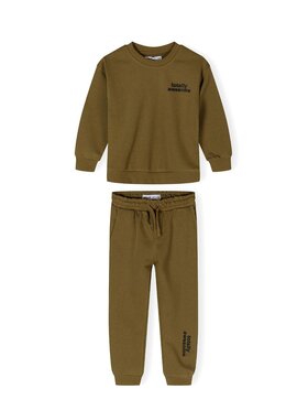 MINOTI MINOTI Bluza 23fleece129 Brązowy Regular Fit