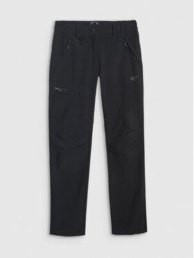 4F 4F Spodnie outdoor HALNY Czarny Regular Fit