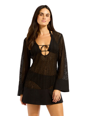 Seafolly Seafolly Vestito da spiaggia 55529-CU Nero