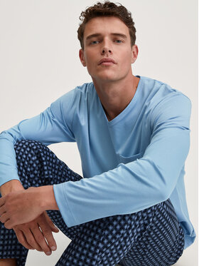 Calida Calida Pyžamo 46286 Modrá Regular Fit