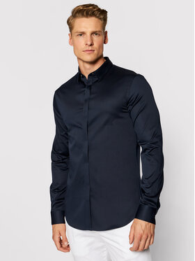 Armani Exchange Armani Exchange Koszula 8NZCBD ZN10Z 1510 Granatowy Slim Fit