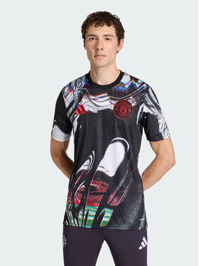 adidas adidas Koszulka techniczna Manchester United Czarny Slim Fit