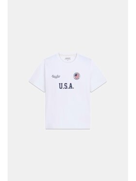 Guess Jeans Guess Jeans T-Shirt 183094 Bílá Classic Fit