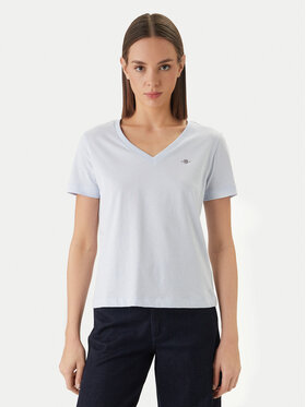 Gant Gant Tricou 4200750 Albastru celest Slim Fit