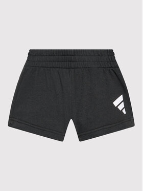adidas adidas Szorty sportowe Future Icons 3-Stripes HE4968 Czarny Relaxed Fit