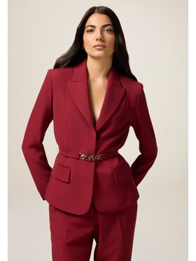 Oltre Oltre Giacca di transizione Q790R104576N036 Bordeaux Regular Fit