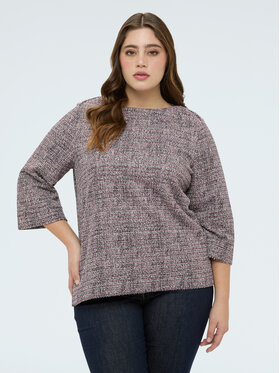 Fiorella Rubino Fiorella Rubino Bluza G864L009032N0S9 Różowy Regular Fit