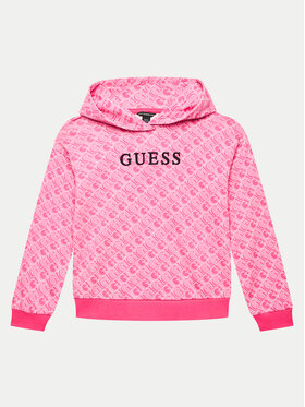 Guess Guess Bluză J4YQ00 KA6R4 Roz Regular Fit