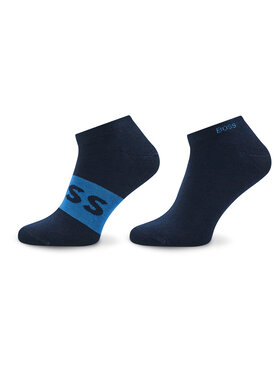 Boss Boss Set di 2 paia di calzini corti da uomo 50467747 Blu