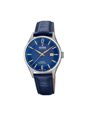 Festina Festina Zegarek Swiss Made 20007/3 Granatowy