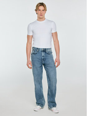BIG STAR BIG STAR Jeansy NATE Niebieski Loose Fit