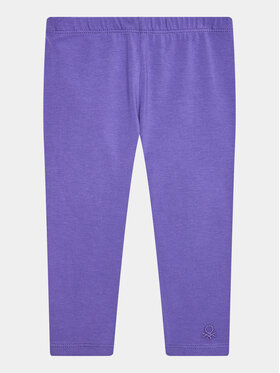 United Colors Of Benetton United Colors Of Benetton Legginsy 3MT1GF01L Fioletowy Slim Fit