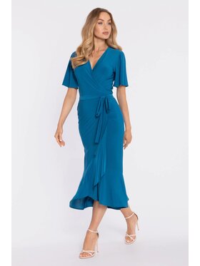 Made of Emotion Made of Emotion Abito da cocktail M912 Blu A-Line Fit