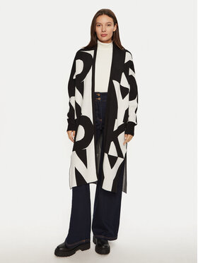 DKNY DKNY Ζακέτα P4MXAQ64 Μαύρο Relaxed Fit