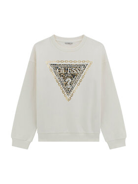 Guess Guess Džemperis J5BQ00 KAV34 Balta Regular Fit