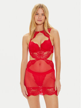 Guess Guess Spavaćica Monica O4BX17 KCC70 Crvena Regular Fit