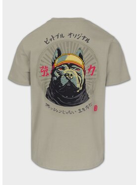 PITBULL PITBULL T-Shirt Koszulka męska MT. FUJI 3XL Szary Regular Fit
