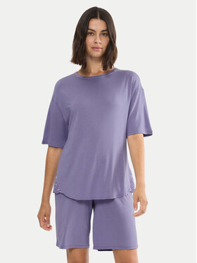 Triumph Triumph Πιτζάμα Timeless Sensuality 10222627 Μωβ Relaxed Fit