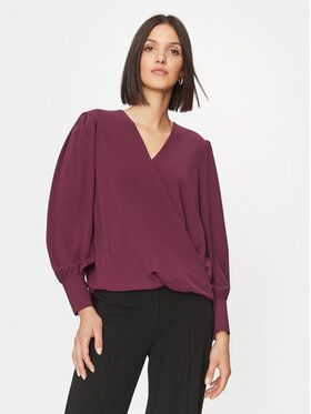 Rinascimento Rinascimento Bluzka CFC0115342003 Bordowy Regular Fit