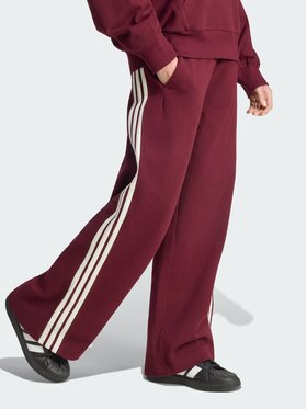 adidas adidas Spodnie materiałowe 164808 Czerwony Loose Fit