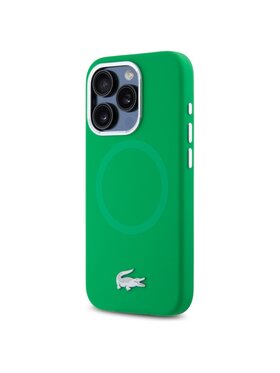 Lacoste Lacoste Etui na telefon Apple iPhone 15 Pro Zielony