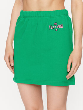 Chiara Ferragni Chiara Ferragni Dressiseelik 74CBET01 Roheline Regular Fit