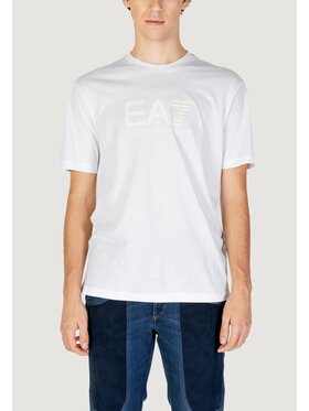 EA7 Emporio Armani EA7 Emporio Armani T-Shirt 6DPT81 PJVPZ Biały Shirt Fit