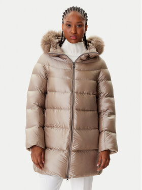 Hetregó Hetregó Pūkinė striukė Hanna 8P602F 25WD02 Smėlio Regular Fit