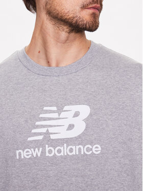 New Balance Majica Dugih Rukava MT31538 Siva Relaxed Fit