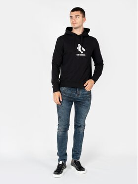 Les Hommes Les Hommes Μπλούζα LBH1006700P Μαύρο Regular Fit