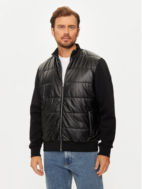 KARL LAGERFELD KARL LAGERFELD Geacă bomber 505065 544565 Negru Regular Fit