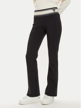 Guess Guess Palazzo kelnės Ann V3BB09 KBCK2 Juoda Regular Fit