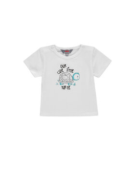 Kanz Kanz T-Shirt 1916641-1000 Biały Basic Fit