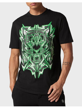 Plein Sport Plein Sport T-Shirt 4589 Czarny Regular Fit