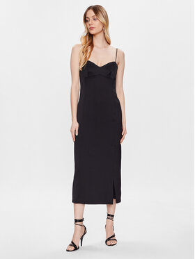 Marella Marella Koktejlové šaty Macario2 2332210933 Čierna Regular Fit