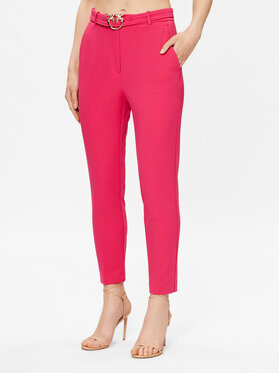 Pinko Pinko Текстилни панталони 100309 A0KD Розов Regular Fit