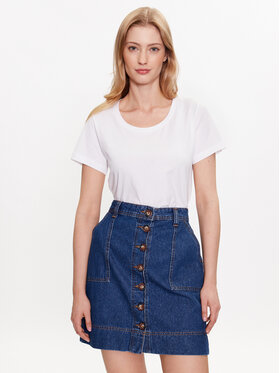 b.young b.young Тишърт 20812845 Бял Regular Fit