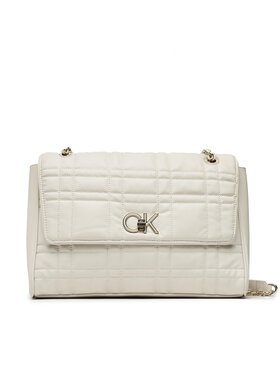 Calvin Klein Calvin Klein Τσάντα Re-Lock Quilt Shoulder Bag Lg K60K609884 Μπεζ