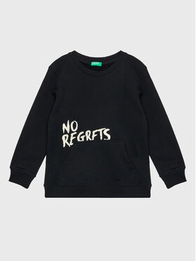 United Colors Of Benetton United Colors Of Benetton Світшот 3JLXC107O Чорний Regular Fit