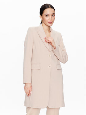 Maryley Maryley Prechodný kabát 23EB110/M01 Béžová Regular Fit