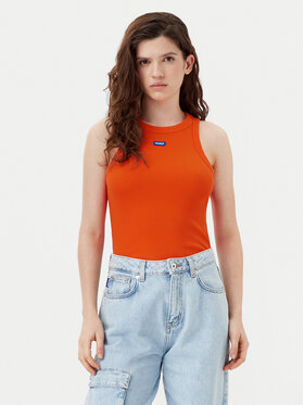 HUGO HUGO Top Easy 50508857 Oranžová Slim Fit