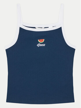 Guess Guess Top J5GI07 KCU20 Modrá Slim Fit