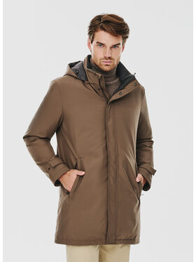 Pako Lorente Pako Lorente Kurtka puchowa P24WF-5X-005 Brązowy Classic Fit