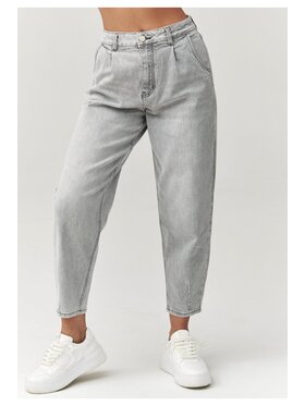 Makadamia Makadamia Jeansy C31 Szary Baggy Fit