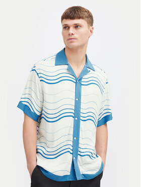 Solid Solid Сорочка Ibbs 21108204 Голубий Relaxed Fit