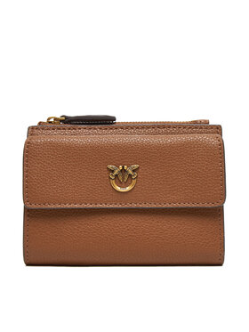 PINKO PINKO Velika ženska denarnica Compact Wallet AI 25-26 PCPL 103612 A29Q Rjava